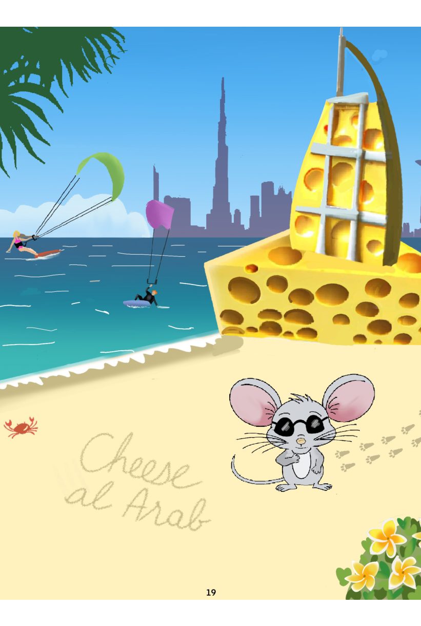 Planche de La Petite Souris chez le Dentiste : la souris à Dubaï
